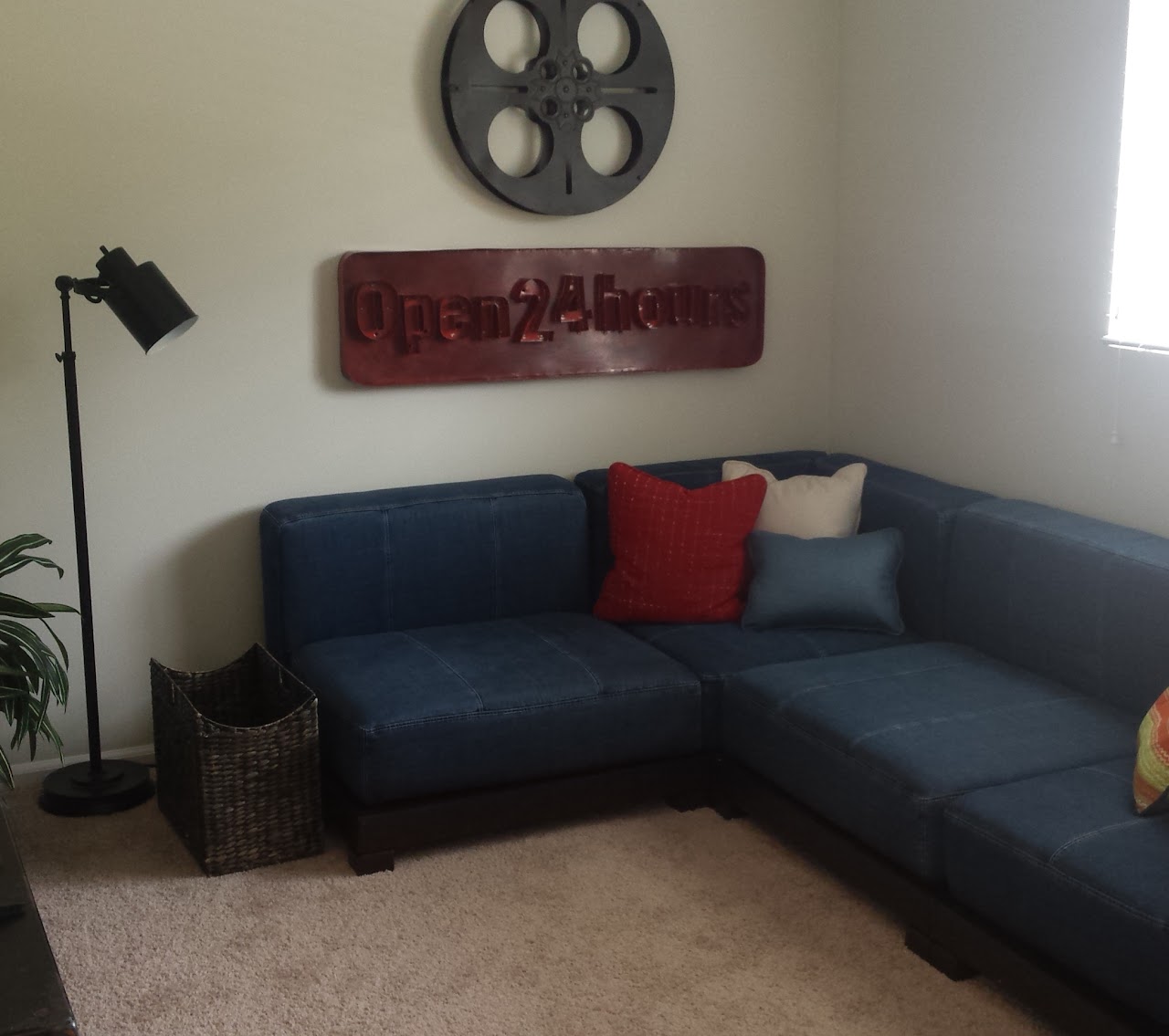 Furniture prepared for delivery